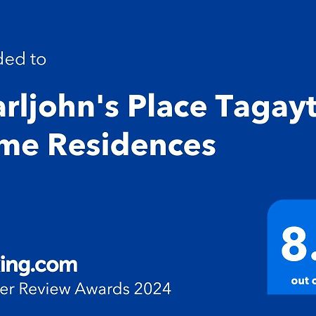 Pearljohn'S Place Tagaytay Prime Residences Tagaytay City Eksteriør bilde